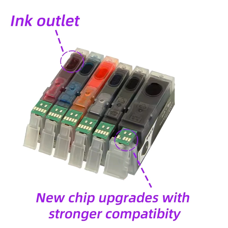 2 セット PGI-550XL CLI-551XL インクカートリッジキヤノン PIXUS MP560 MP620 MP630 MP640 プリンタ IP3600 IP4600 IP4700 MX860 MX870 インク