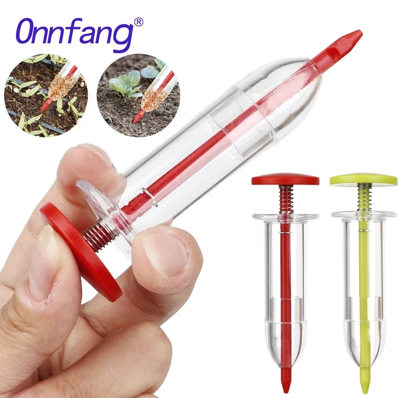 1PC Seeds Syringe Sower Garden Sowing Dispenser Handheld Manual Seed Spreader Vegetable Herb Planter Seeding Tools Flower Pot