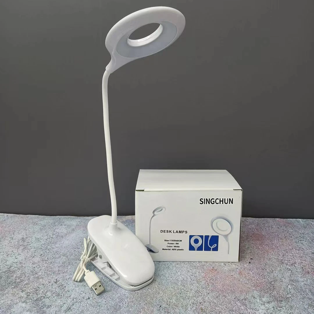 

SINGCHUN Clamp LED Desk Lamp, 3 Lighting Modes with 3 Brightness Levels, Dimmable Office Lamp