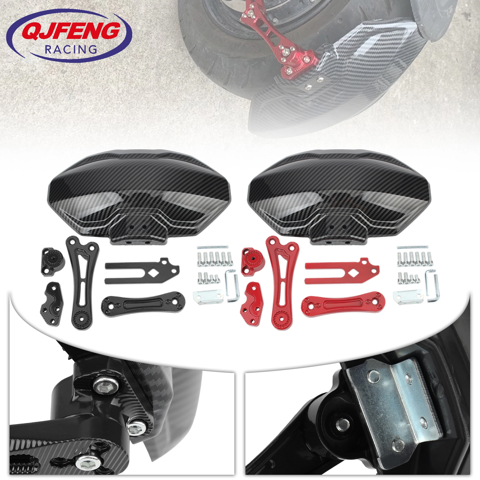 

For Honda Yamaha Suzuki Motocross Fender Mudguard Adjustable Wheel Mudguard Extend Extender Dirt Pit Bike Universal Accessories