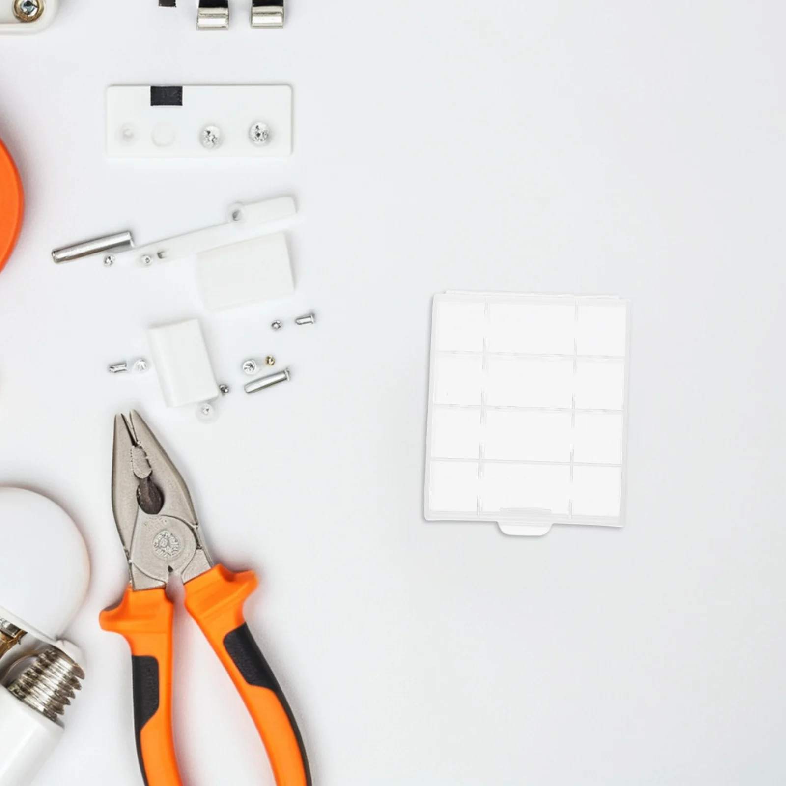 

12Pcs Transparent Storage Case Plastic Organizer Box for Aa Aaa Compact Holder Batteries Organizer Home Travel Office