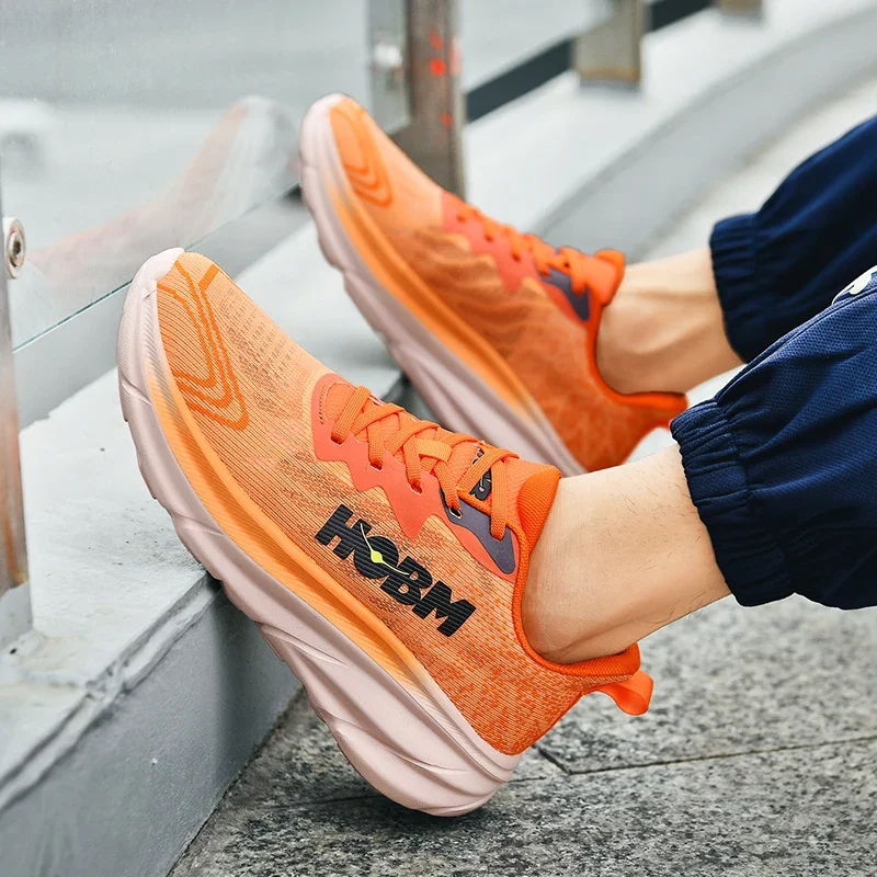 Men Sneakers Marathon Men Sports Running Sports Shoes Breathable Lightweight Women's Comfortable Athletic Shoe Nonskid Sneakers - Image 4