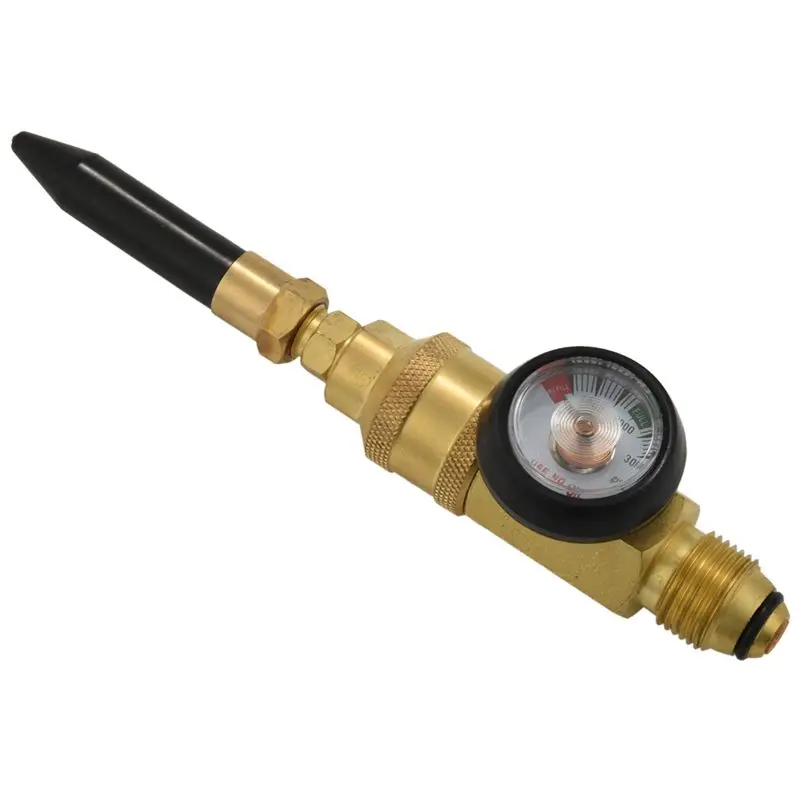 ABGG-2X Helium Tank Latex Balloon Inflator Regulator With Gauge For G5/8 Tank Valves