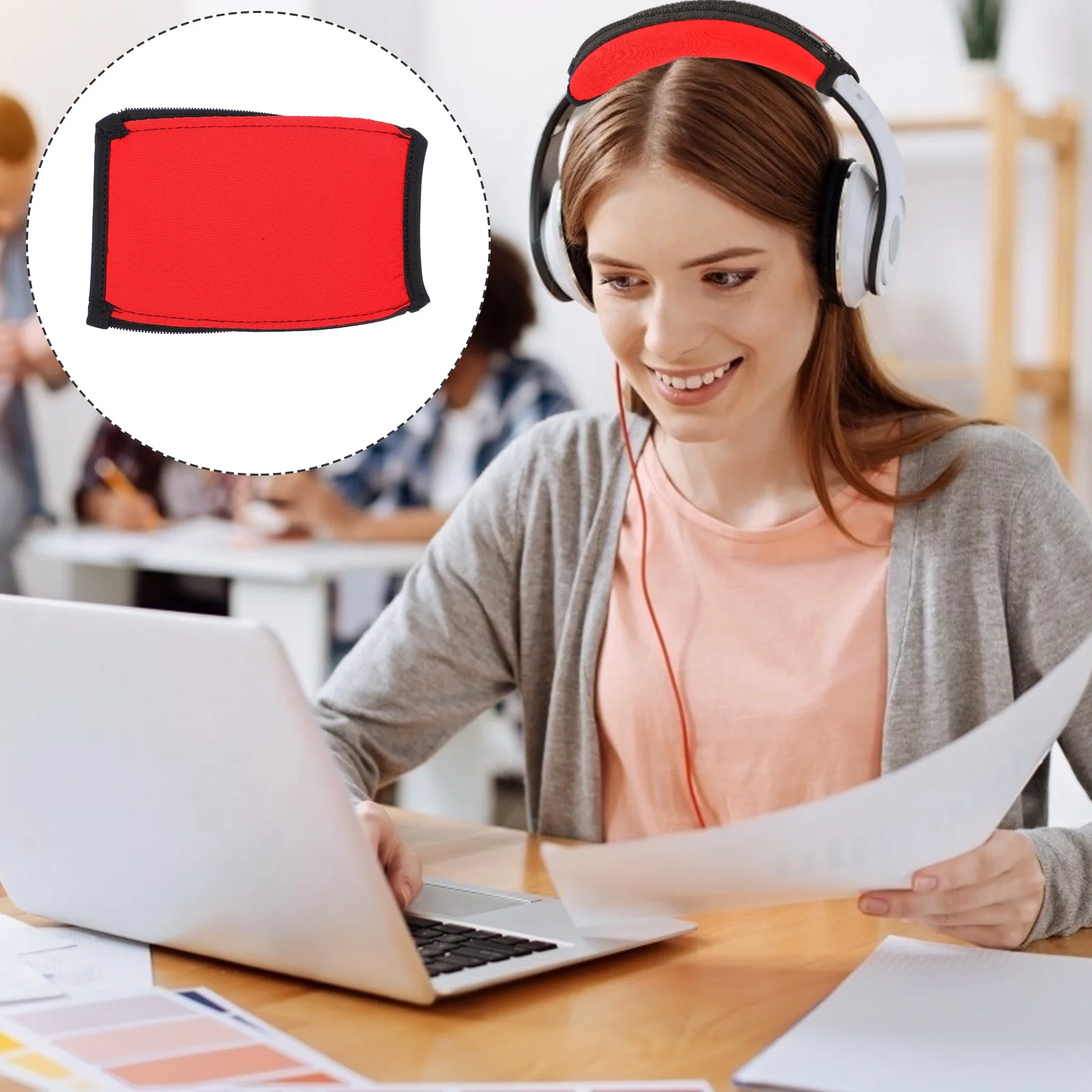 1Pcs Ersatz Kopfhörer Pad Weiche Bequeme Elastische Abdeckung für Wh-1000xm2 Xm3 Stirnband Kissen Schutzhülle für Headset