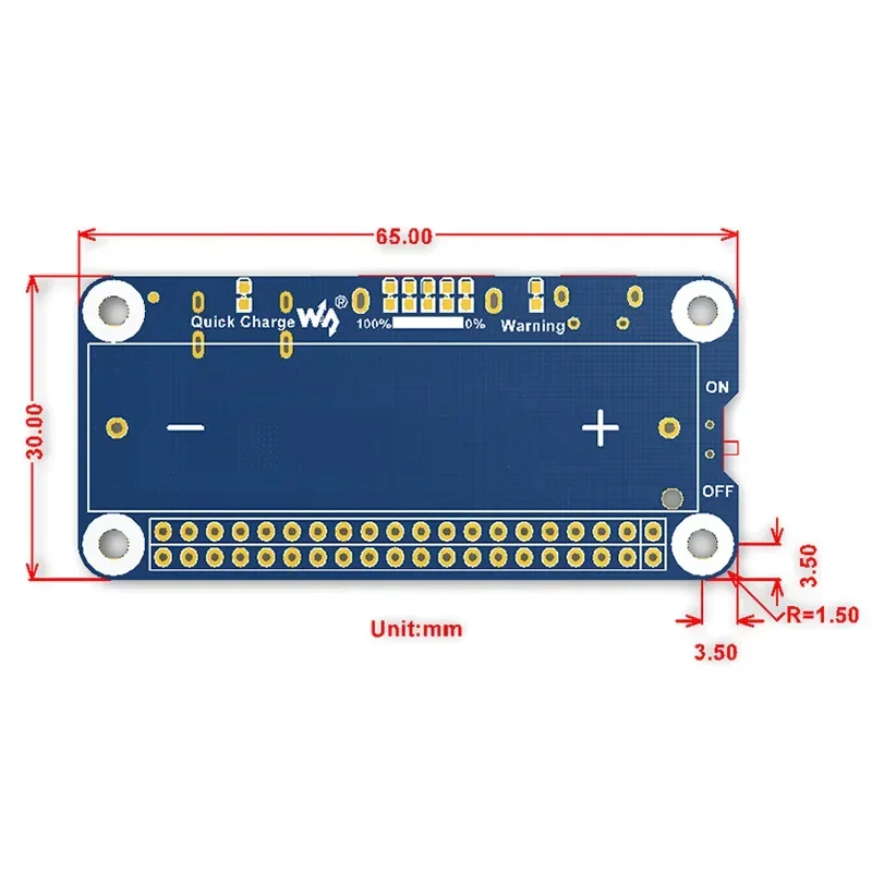 Picture 7: Raspberry Pi 4 Model B Lithium Battery Expansion Board SW6106 5V Output Two-way Fast Charge Mobile Power Bank for Pi 4B/3B /Zero