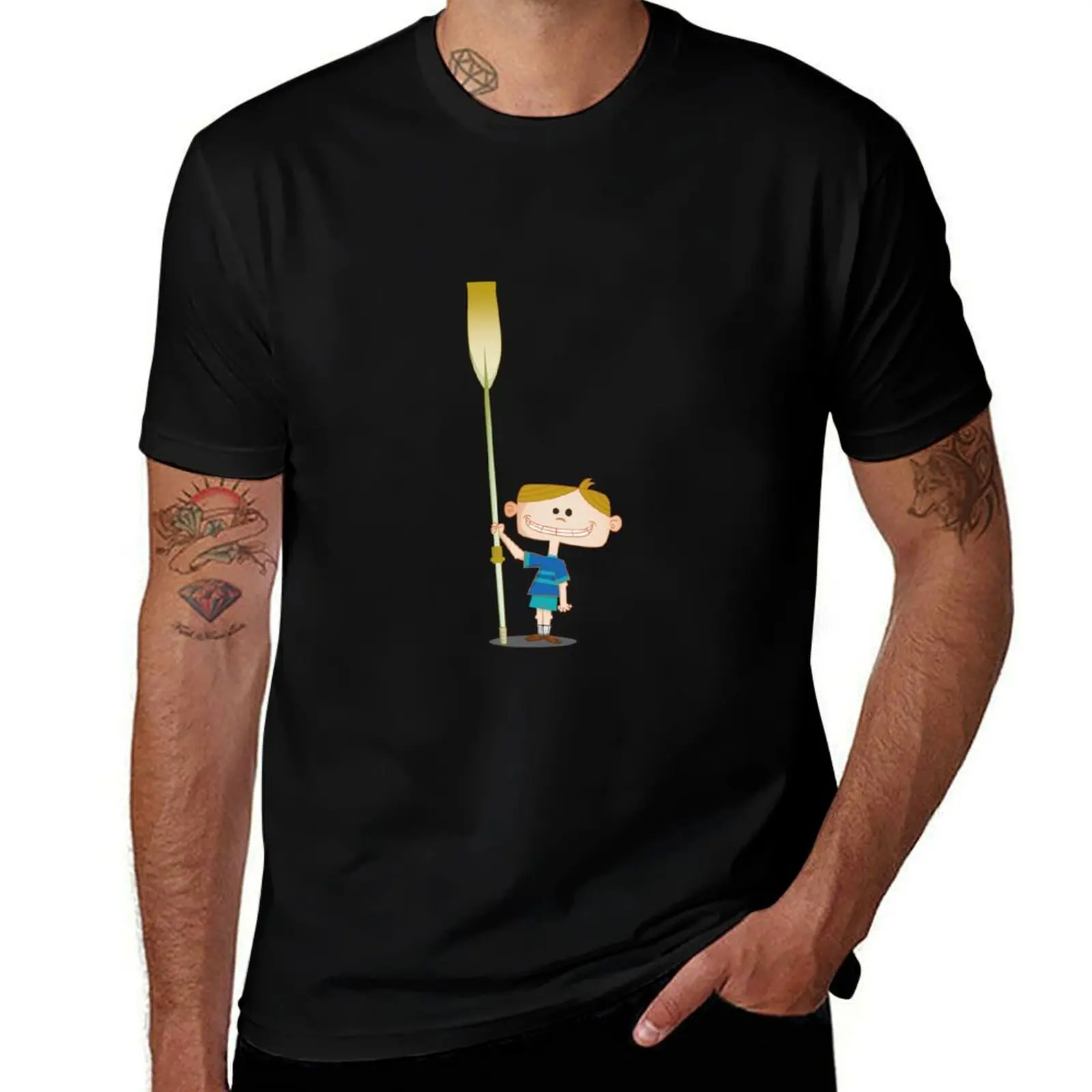 Future Rower T-Shirt Daily Work Short Sleeve Top