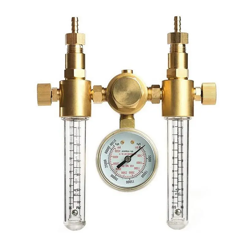 ABCA-Professional CGA580 Dual Output Argon Regulator Flow Meter Replacement Parts Spare