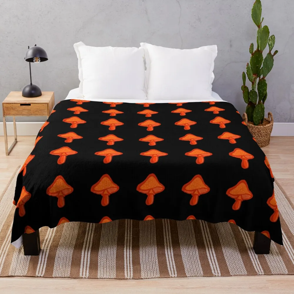 

Mushroom Throw Blanket Soft For Decorative Sofa Blankets