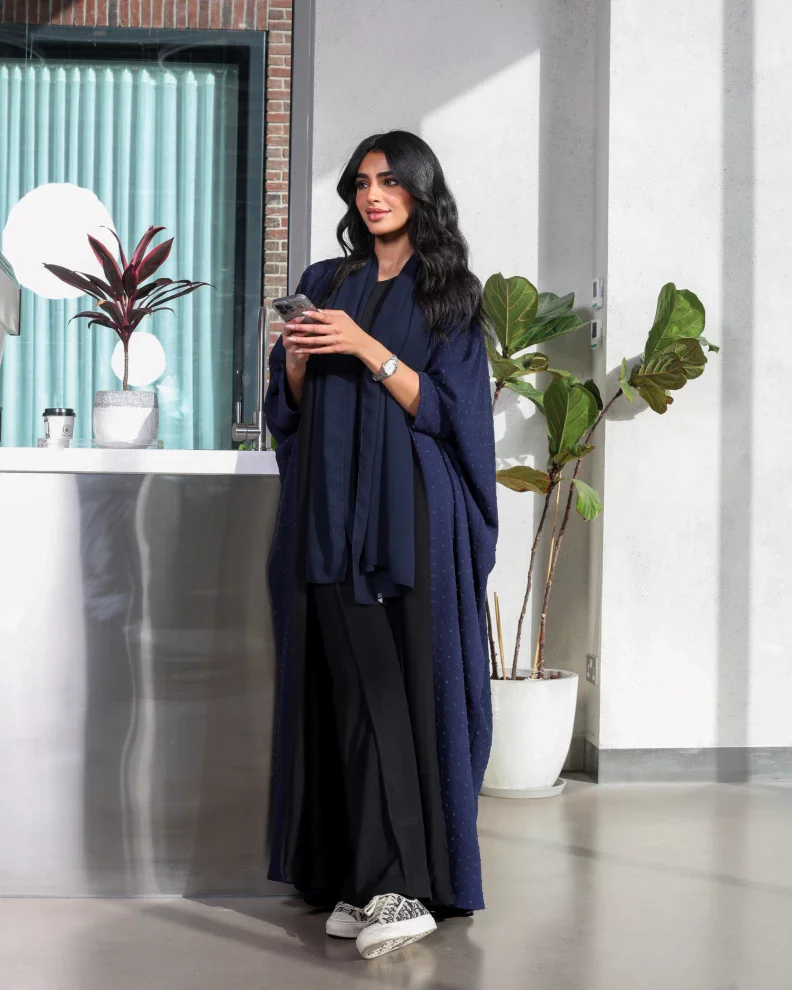 Sweet Fashion  Abaya Dress Kimono Coat Outwear Women Long Sleeve Loose Arabic Holiday Muslim Dubai Moroccan Caftan 2024 New