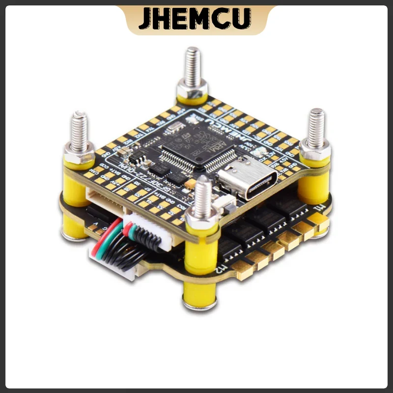 JHEMCU 2025 New F7 Stack F722 Dual Flight Controller with RuiBet 60A ESC 3-6S 30.5*30.5mm for RC FPV Freestyle Drone