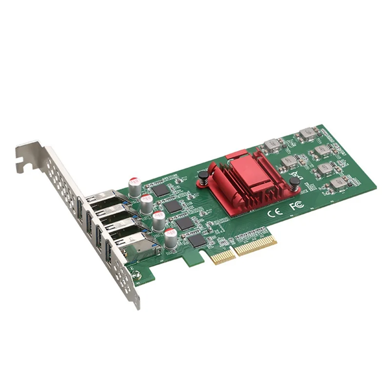 

Highly Recommended-1 PCS 4-Port USB 3.0 Visual Capture Card 20G Standalone 4-Channel Expansion Card 4X5G Adapter Card
