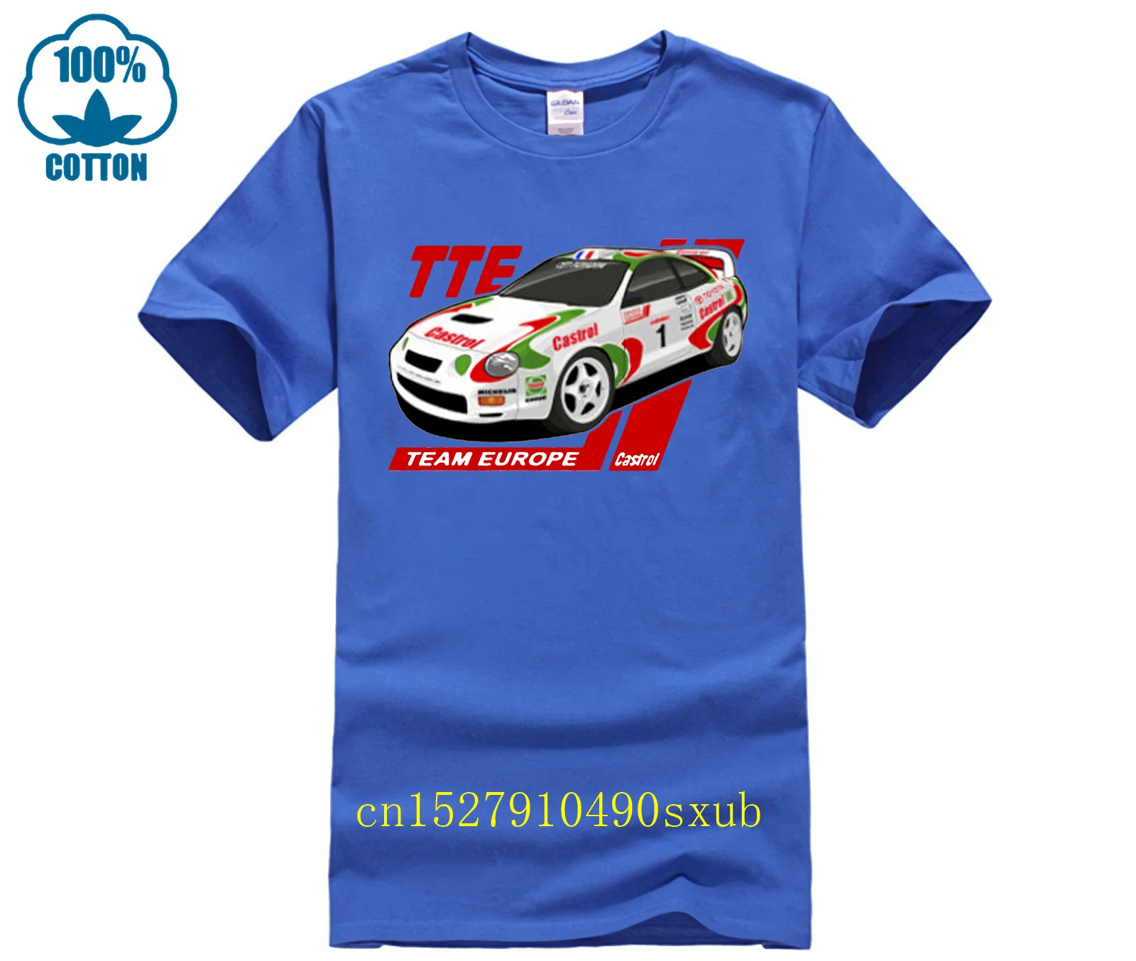 Classic Celica Team europe Rally T Shirt White or Gray GT Four ST205 Wrc