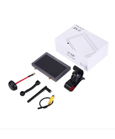 Hawkeye Little Pilot 4 version4 V4 5.8GHZ 48CH Built in DVR Battery Dual Receivers 800X480 LED FPV Monitor For FPV Racing Drone