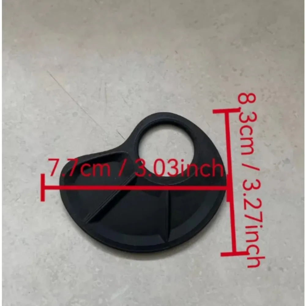 3PCS 3D Printed Thumb Shaped Palette, Single Color Dual Use for Water & Oil, Compact Portable Practical Tool