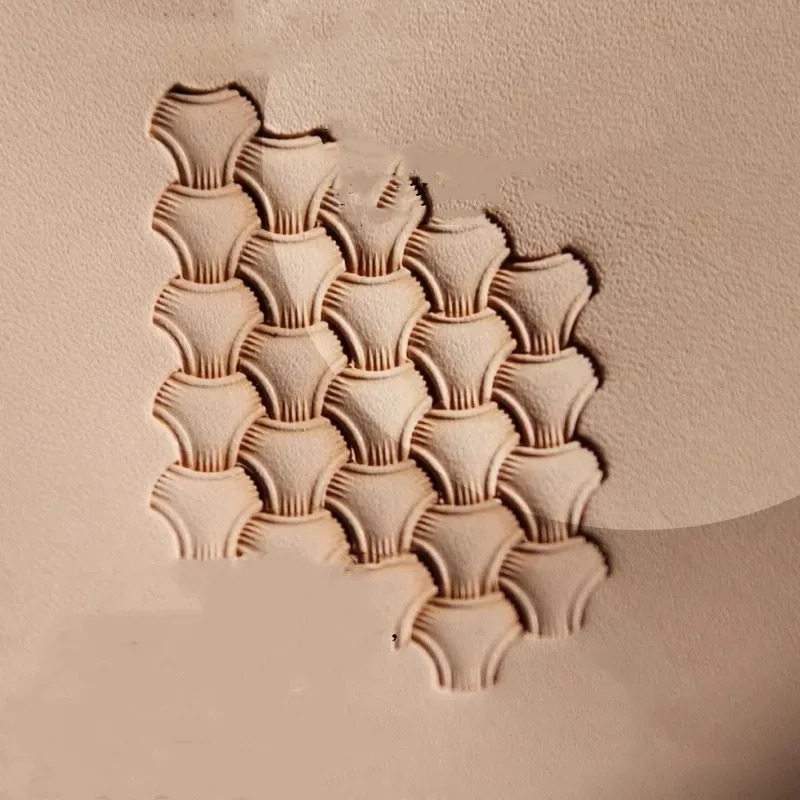 

304 Stainless Steel Armor Stamp 0.35"x0.35"/0.43"x0.43" Medieval Leather Embossing Tool For Veg-Tanned Armor Replica & DIY Craft