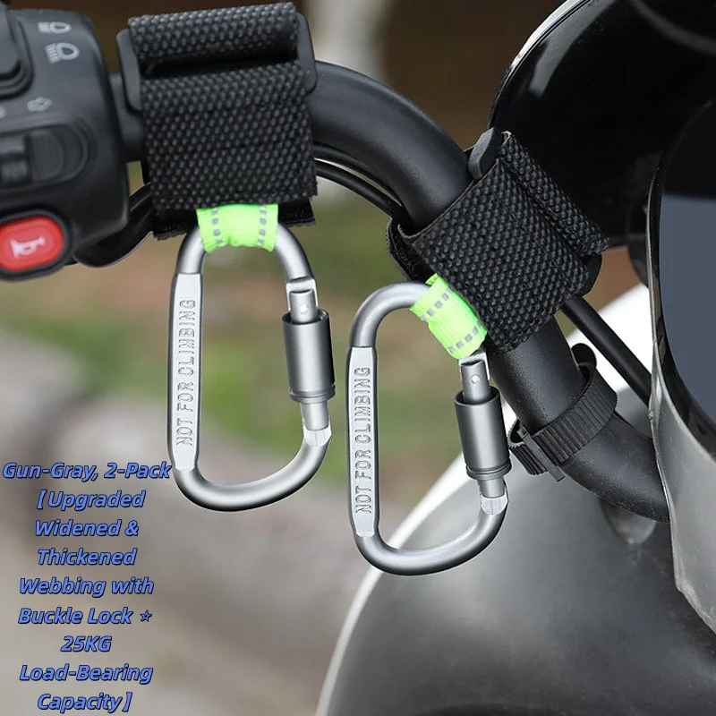 Universal Front Rear Electric Scooter Hook, Circular Heavy‑Load Metal Anti‑Theft Hook for Storage Bag & Backpack