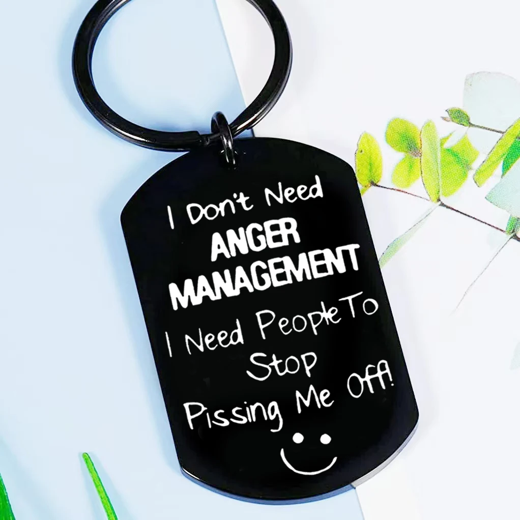 

An Inspirational Quote Stainless Steel Keychain For Emotional Gifts