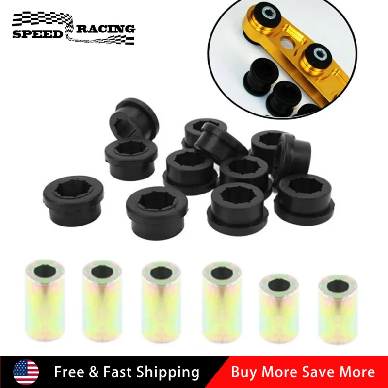 

Комплект втулок нижнего рычага автомобиля для HONDA CIVIC EG Series 1996-2000 HONDA CIVIC EX 1,6 л 1988-1995 годов, черный EGPJ-88-98