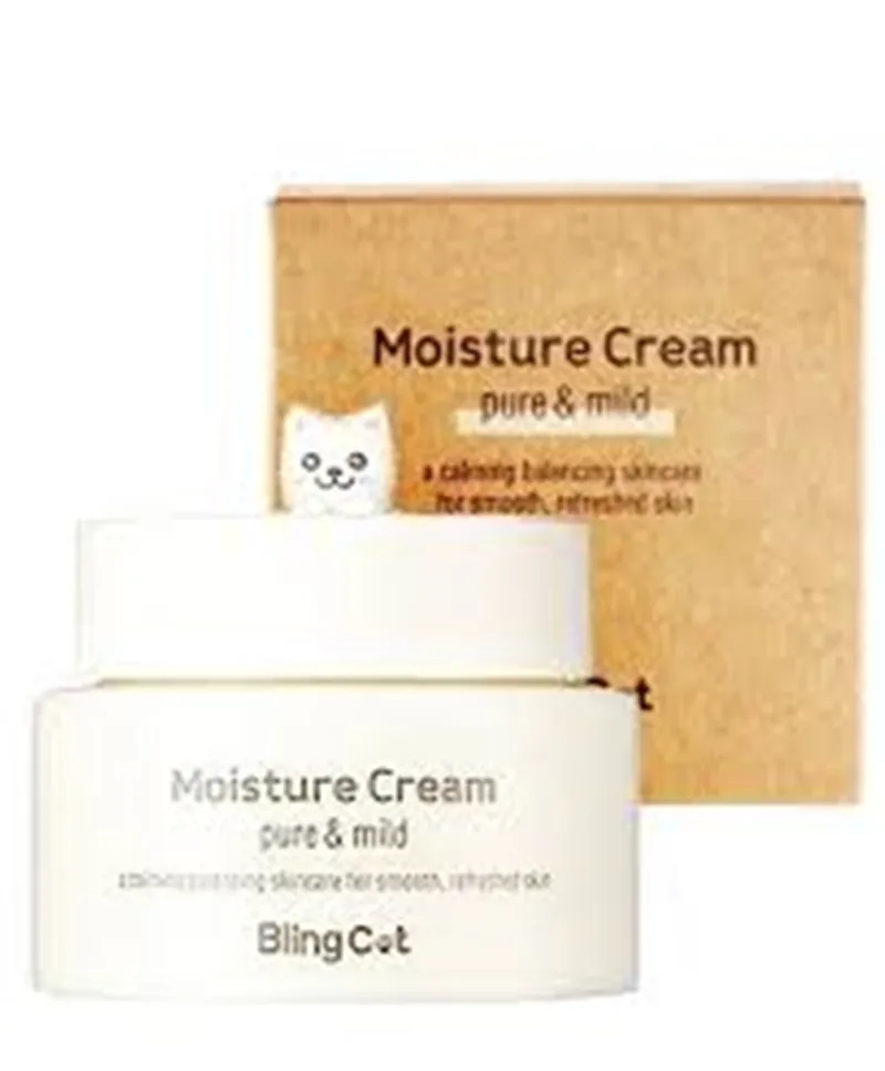 TONYMOLY BLING CAT Moisture Cream 50ml Hydrating Face Hyaluronic Acid Collagen Essence Moisturizing Skin Korea Cosmetics