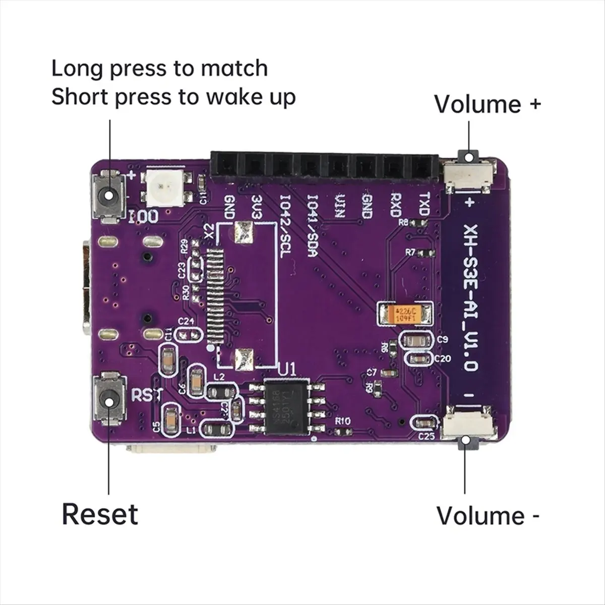 

(ABDH) 2 шт. Плата разработки ESP32-S3-N16R8, модуль робота-диалогового помощника с ИИ Xiaozhi