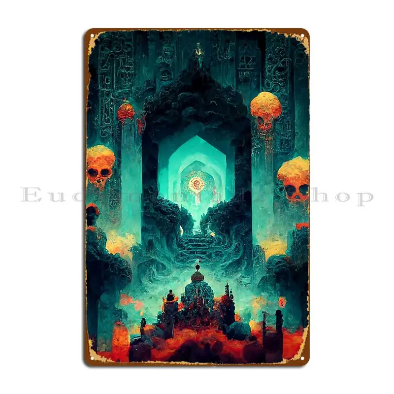 Hades Video Game Inspired Art Metal Sign Living Room Cinema Party Personalized Decoration Tin Sign Poster