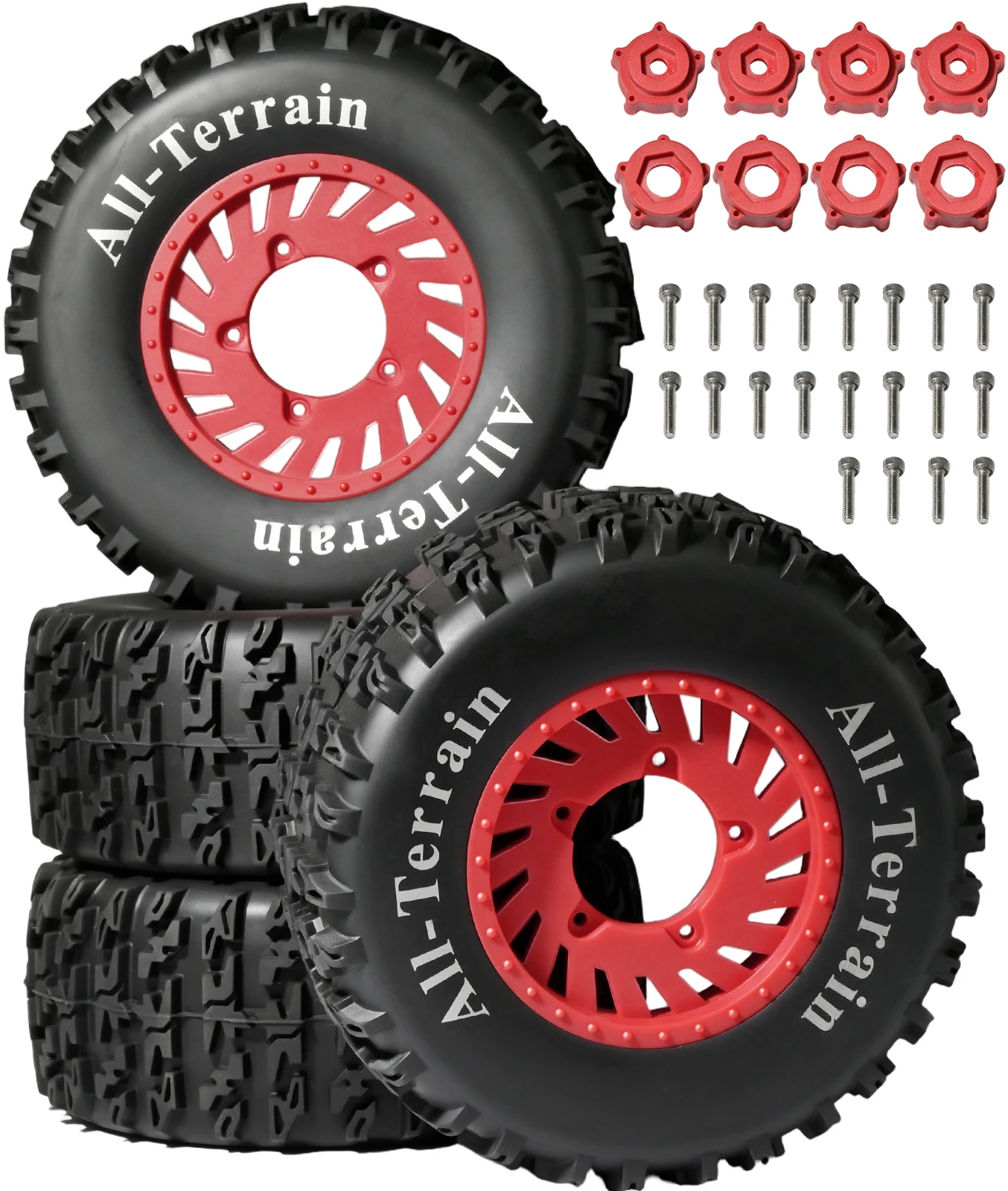 RC Short Course Truck Wheels 12  17mm Hex for 1/8 1/10 Scale RC Car Truck Monster ARRMA Trxs Slash HPI VKAR Redcat HSP