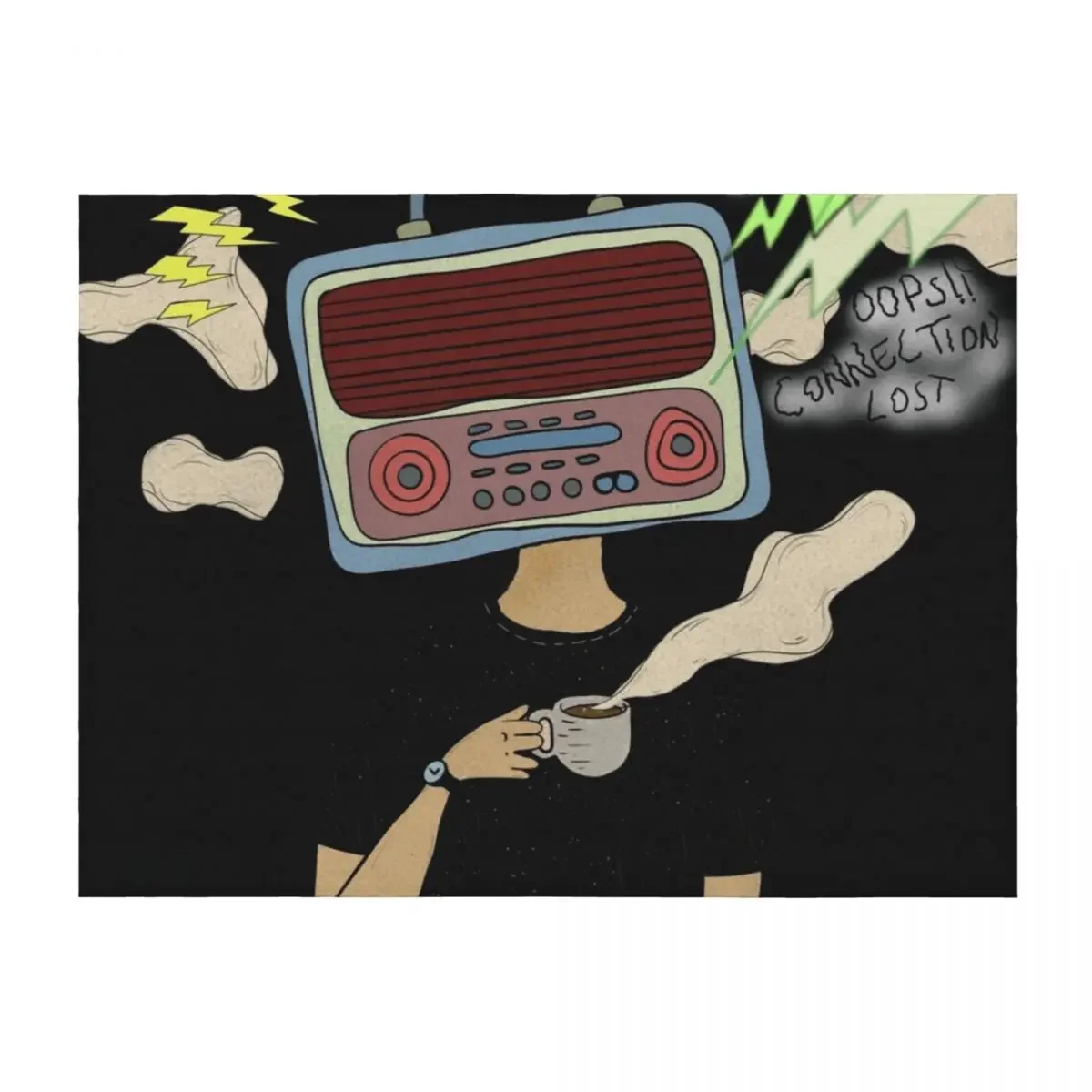 

Radiohead Throw Blanket Beach Shaggy Extra Large Throw cosplay anime Blankets