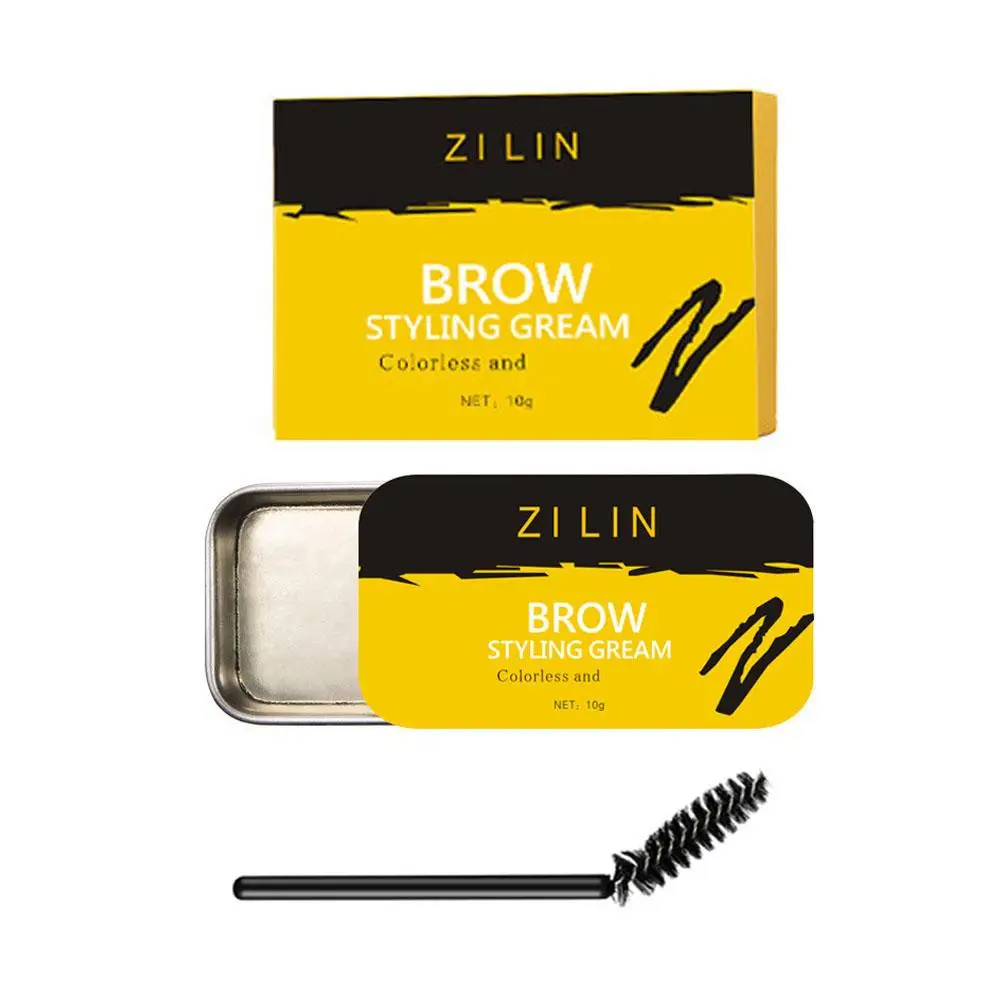 1PCS Eyebrow Styling Gel Brows Wax Sculpt Soap Waterproof Styling Feathery Wild Long-Lasting Brow D9E3