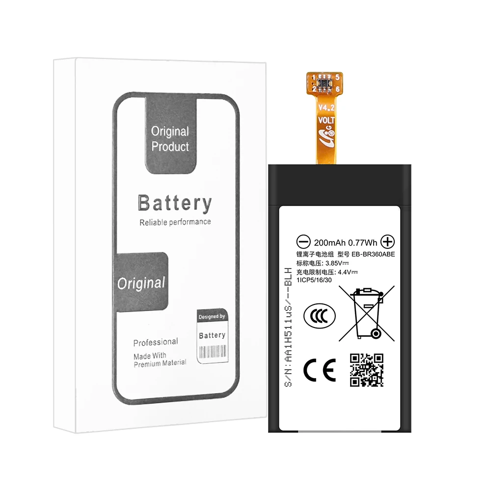 2026 Years 100% New EB-BR360abe Battery For Samsung Gear Fit 2 SM-R360 SCH-R360 Smart Watch  Batteries+Free Tools