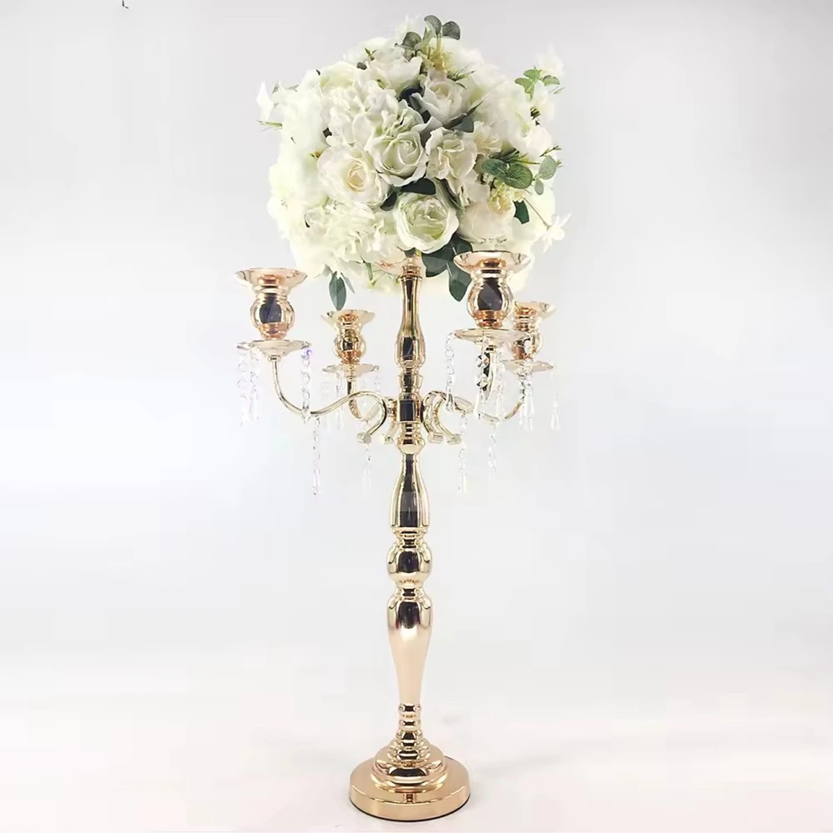 

4pcs/12pcs)60cm/90cm)Wedding Road Lead Flower Stand Wedding Table Centerpiece Metal Wedding Flower Holder forca Decorations 1603