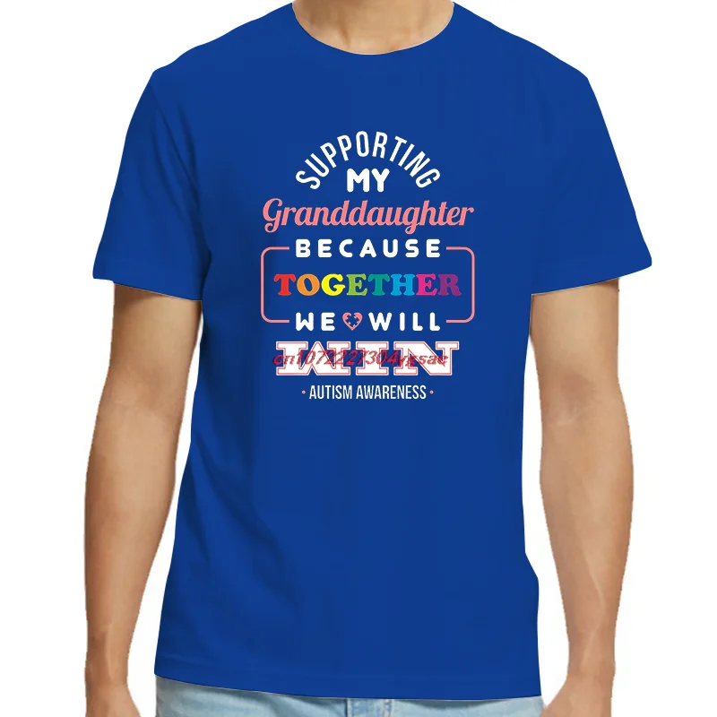 Unisex Summer Cotton Graphic T-Shirt 'Together We Will Win' Fashion Print Short Sleeve Casual Shirt for Men And Women