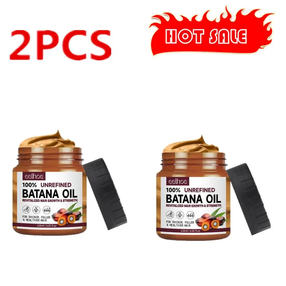 2x120ml Batana Öl Haars pülung Öl Haar behandlung Haarmaske befeuchten und reparieren Haarwurzel für Haar gesünder dicker