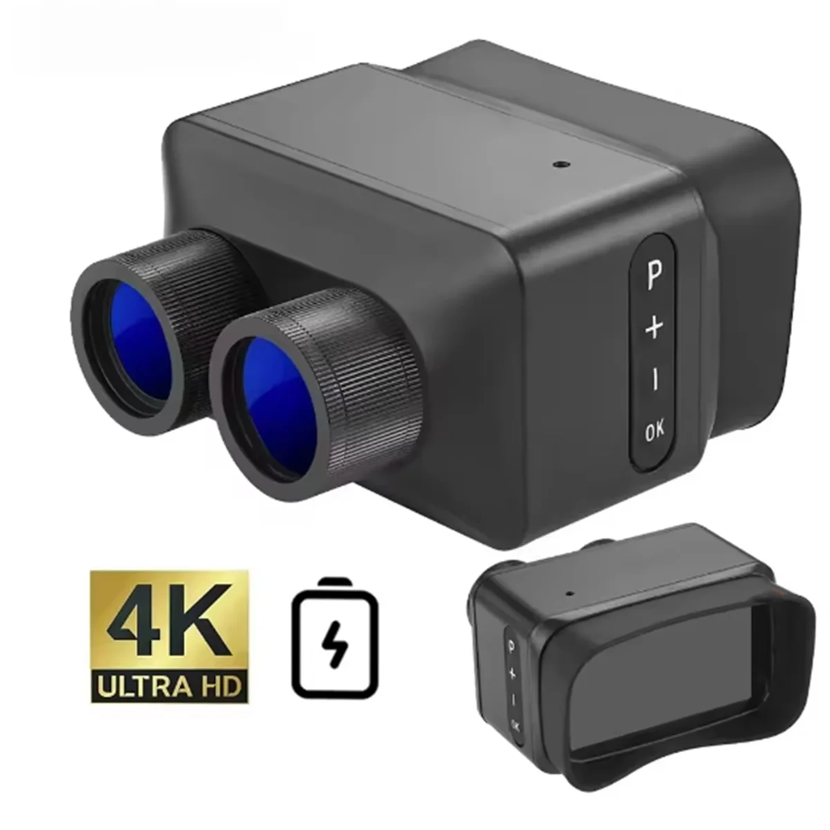 

A002 N099S 4K мини-металлический телескоп камера 5-кратный оптический 4-кратный цифровой зум 300 м инфракрасный бинокль ночного видения для кемпинга