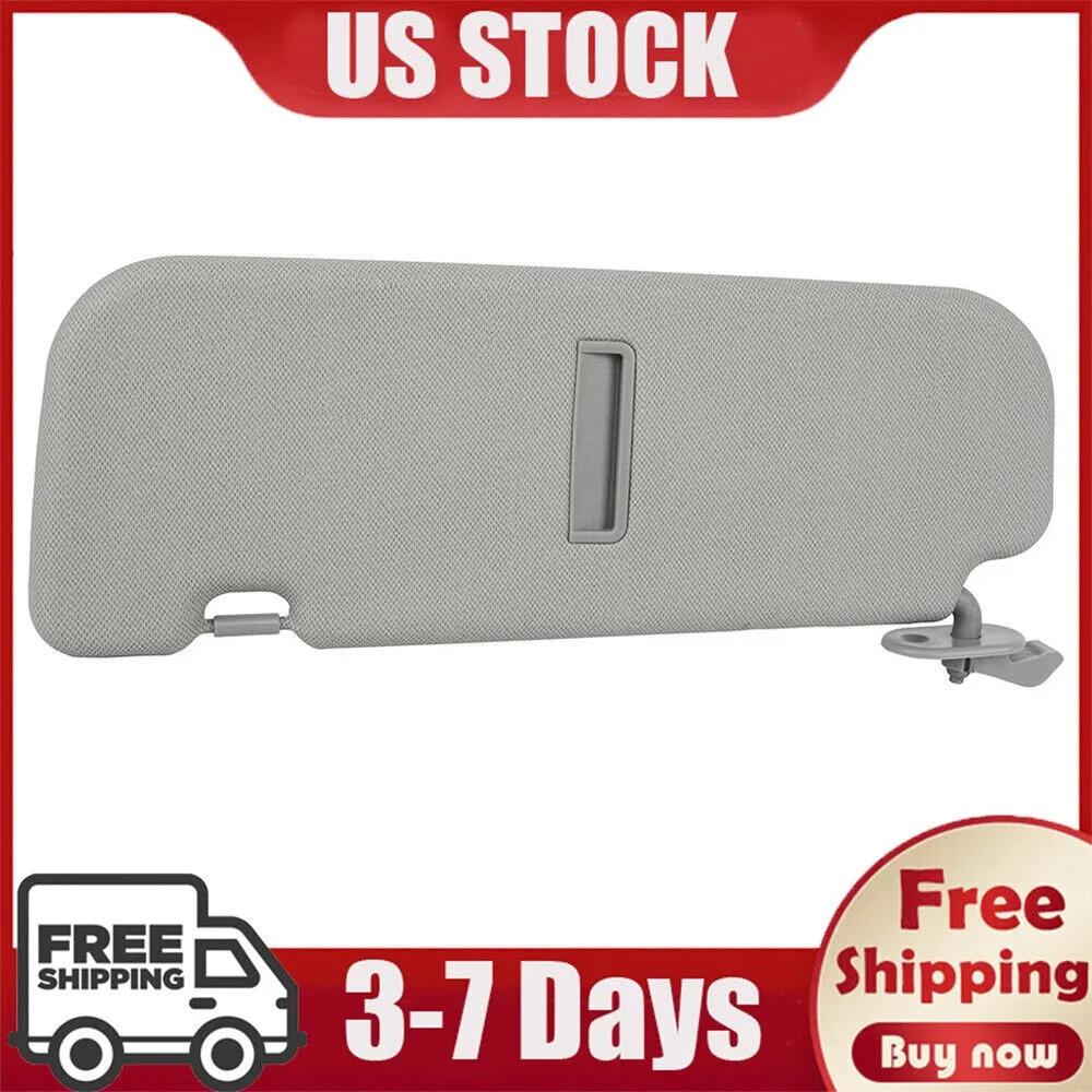 NEW Right Passenger Side Gray Sun Visor For Hyundai Elantra 2011-2015 US STOCK