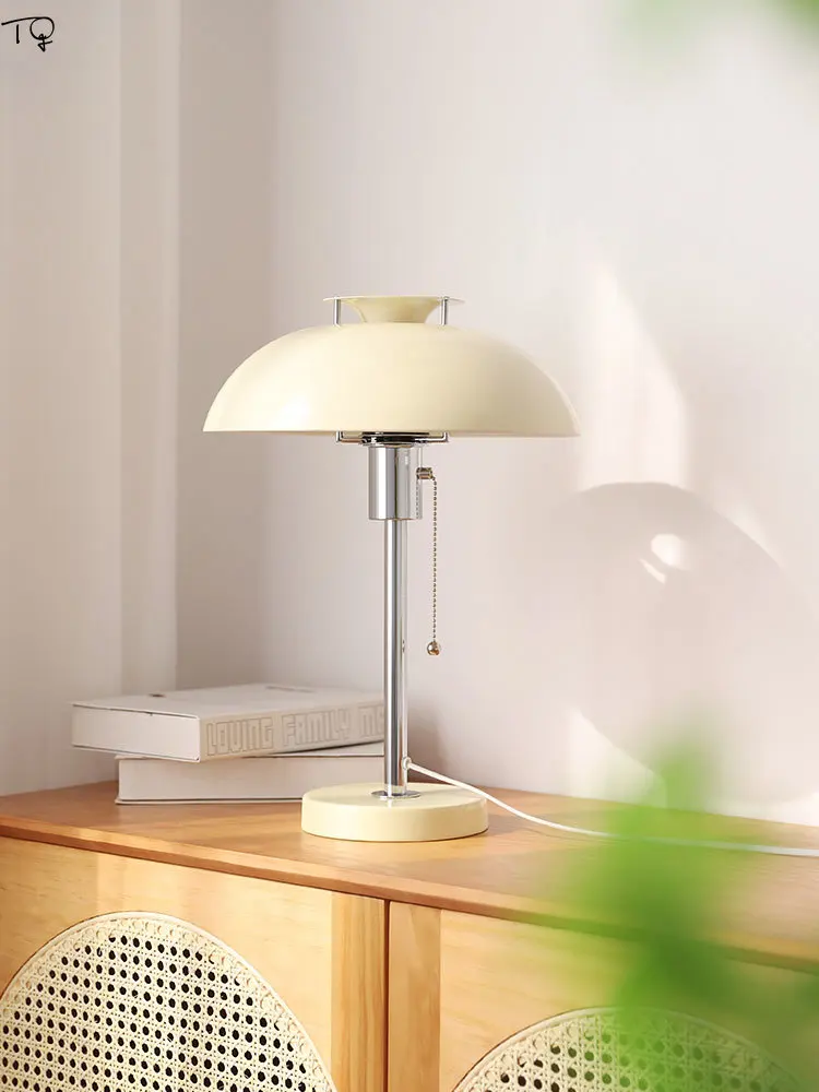 Modern Style Vintage Bauhaus Table Lamp LED E27 Retro Atmosphere Desk Lights Living Room Decoration Bedroom Bedside Studio