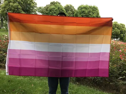 SKY FLAG Rainbow Flag 90x150cm 3x5fts high quality polyester Gay Flag Rainbow Things Sunset Lesbian Pride Flags home decoration