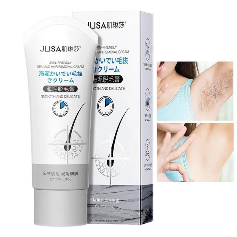 

Face & Body Hair Depilatories Painless Longlasting Sea Mud Hair Remover Bikini And Depilatory Cream For Men And Women Arms