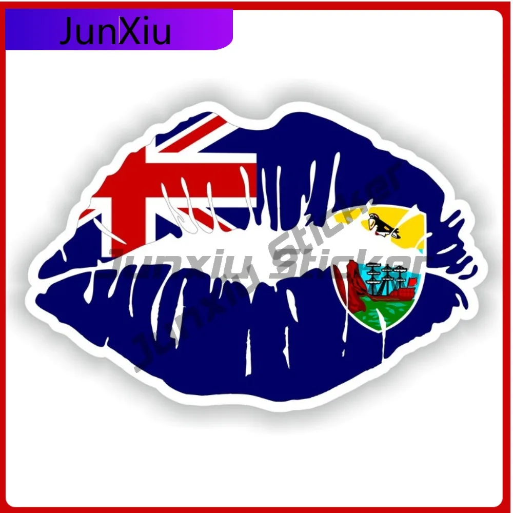 With National Emblem Detail Saint Helena Lips Flag Beautiful Automotive Exterior Accent Exterior Styling Piece For