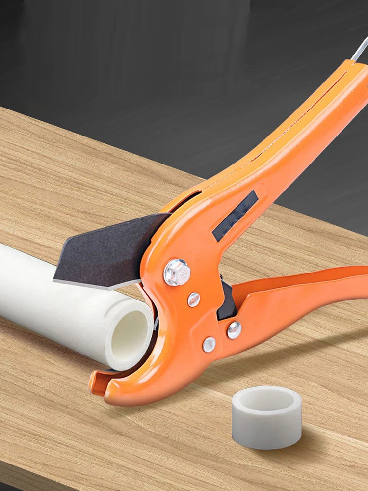 PVC Pipe Cutter Heavy Duty Labor-Saving Hose Scissors PVC PU PP PE Cutter Hose Hand Tools Pipe Shears Plumber Work Tools Cutting