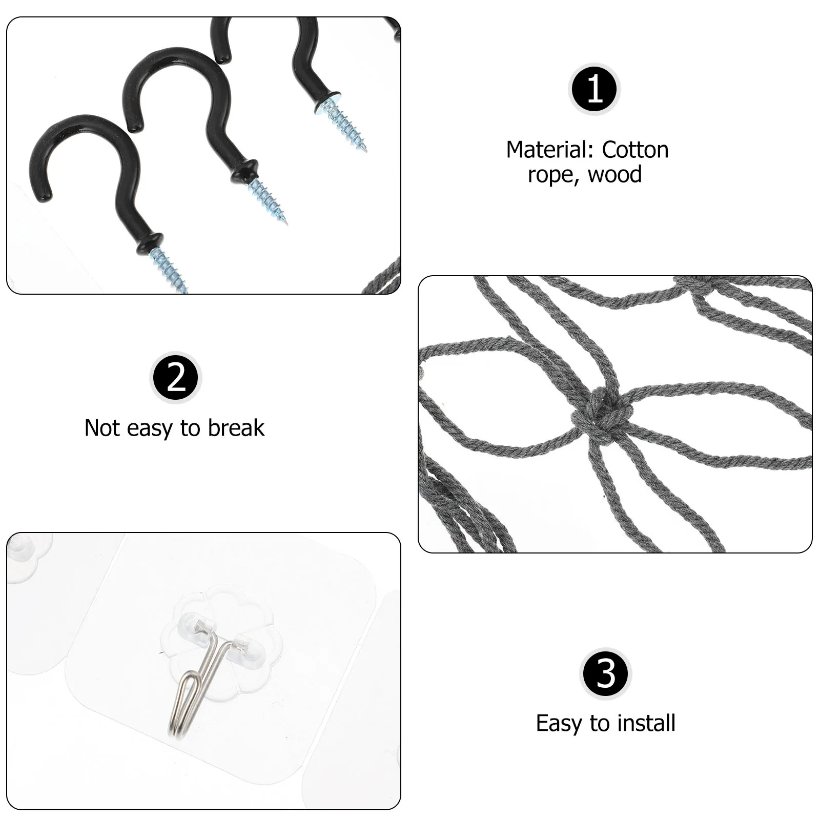 

1Pcs Kitchen Fruit Vegetable Hammock Hanging Woven Net Bag Fresh Storage Organizer Space Saving Holder Gift Fruit Hammock