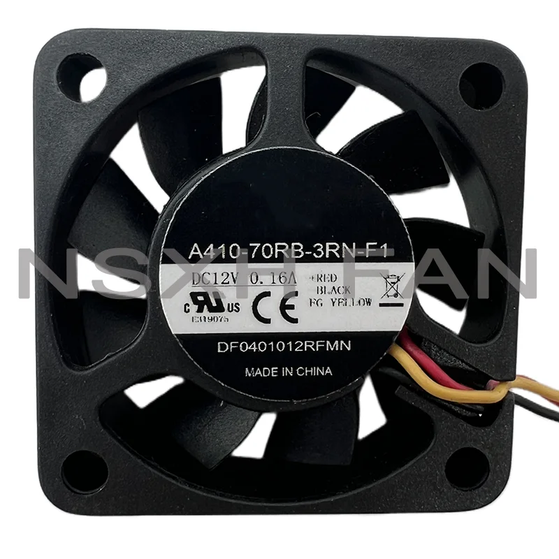 A4010-70RB-3RN-F1 12V 0.16A 40x40x10mm 3-Wire Server Cooling Fan