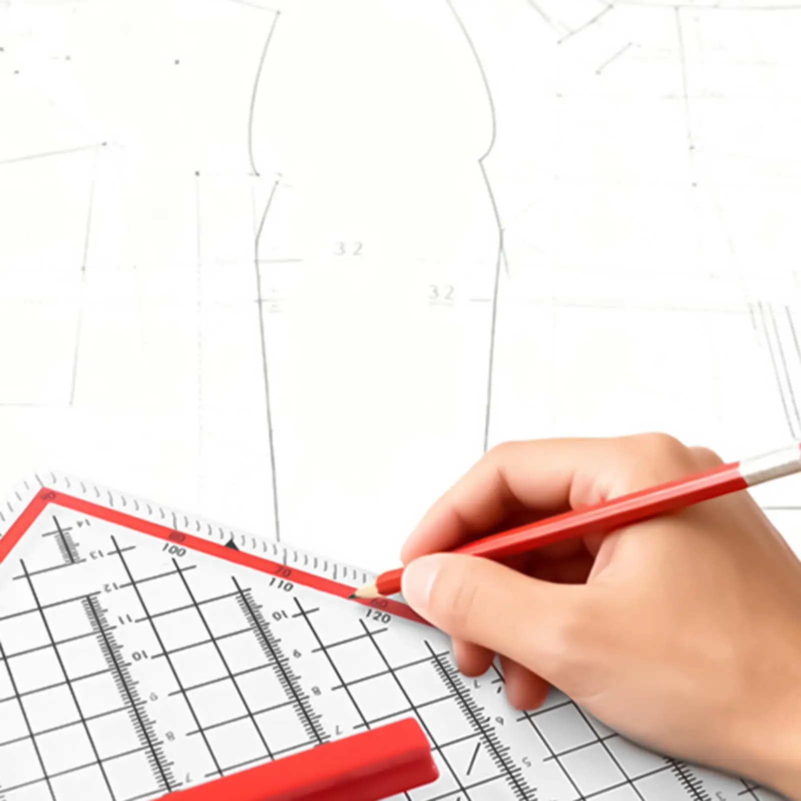 Triangle Ruler Multifunctional Stationery Math Geometry Tools Triangle Ruler Square For Architects Office Designers Engineers