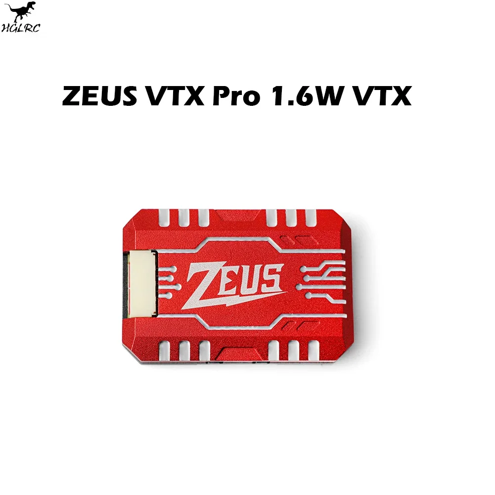 HGLRC Zeus 2.5W VTX 1.6W 350mW VTX 800mW VTX 40CH VTX 5.8G 2.4G الارسال المدمج في ميكروفون ل RC FPV سباق الطائرة بدون طيار