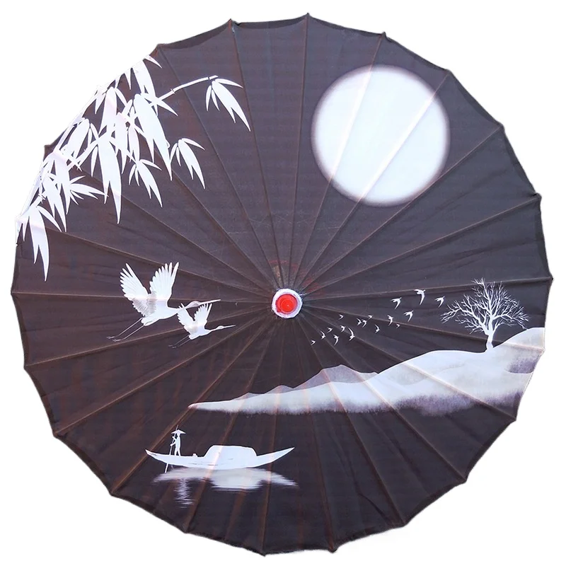 Oil paper umbrella antique waterproof cheongsam walk show umbrella dance performance classical scenic spot decorative ceiling