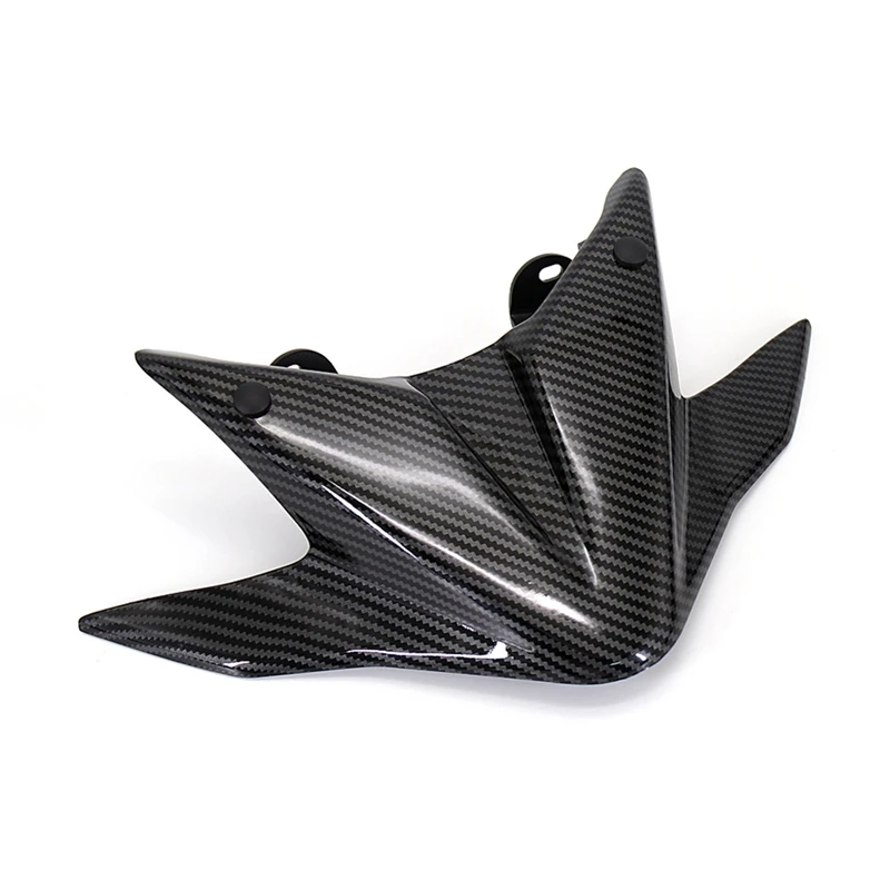 Beak Nose Cone Extension Cover Extra Carbon Fiber Texture Front Wheel Fender For Yamaha Tracer 9 TRACER 900 GT 2021-