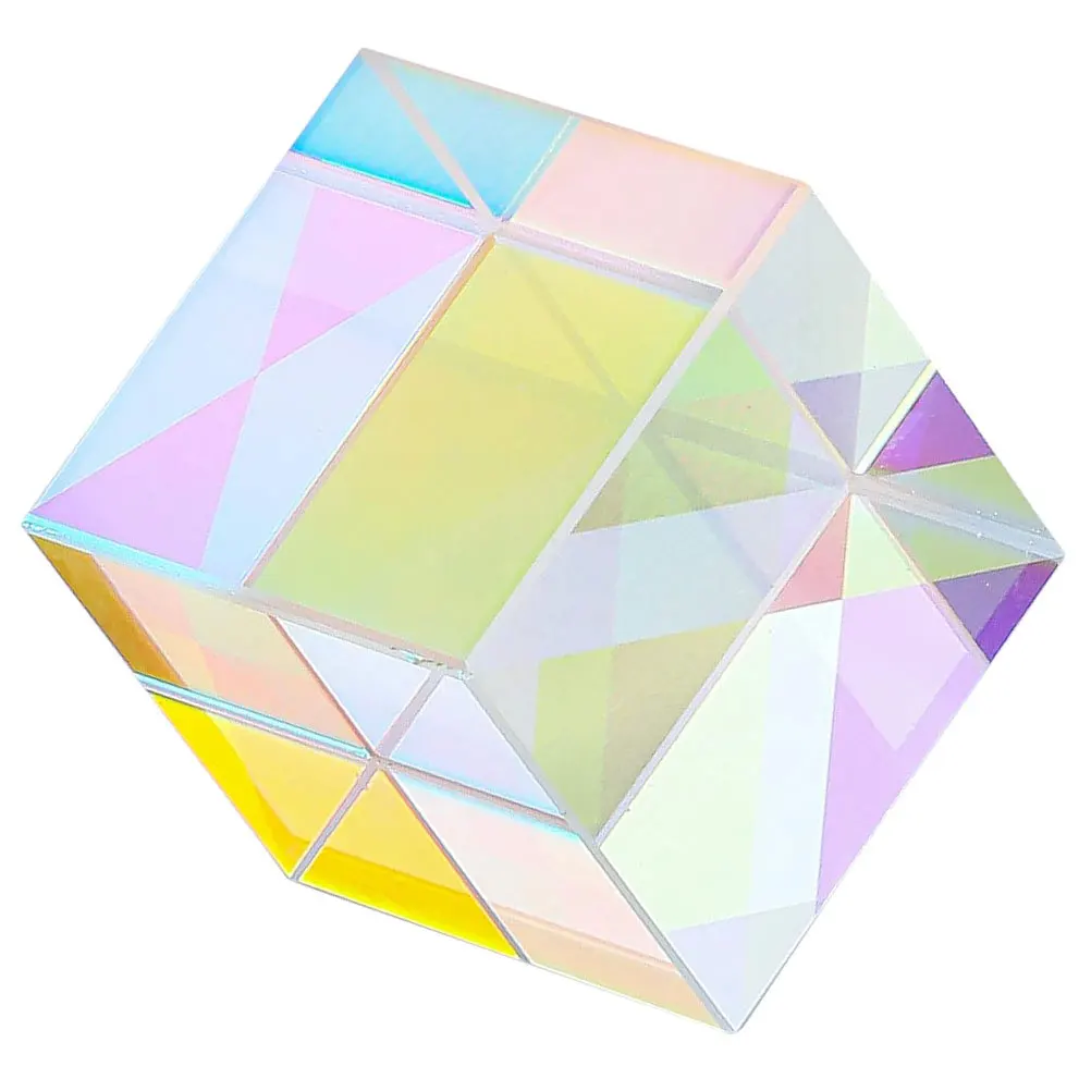 

Hexagonal Small Clear Glass Prism Optical Window Decoration Garden Rainbow Maker Photography Prop Crystal Sun Catcher