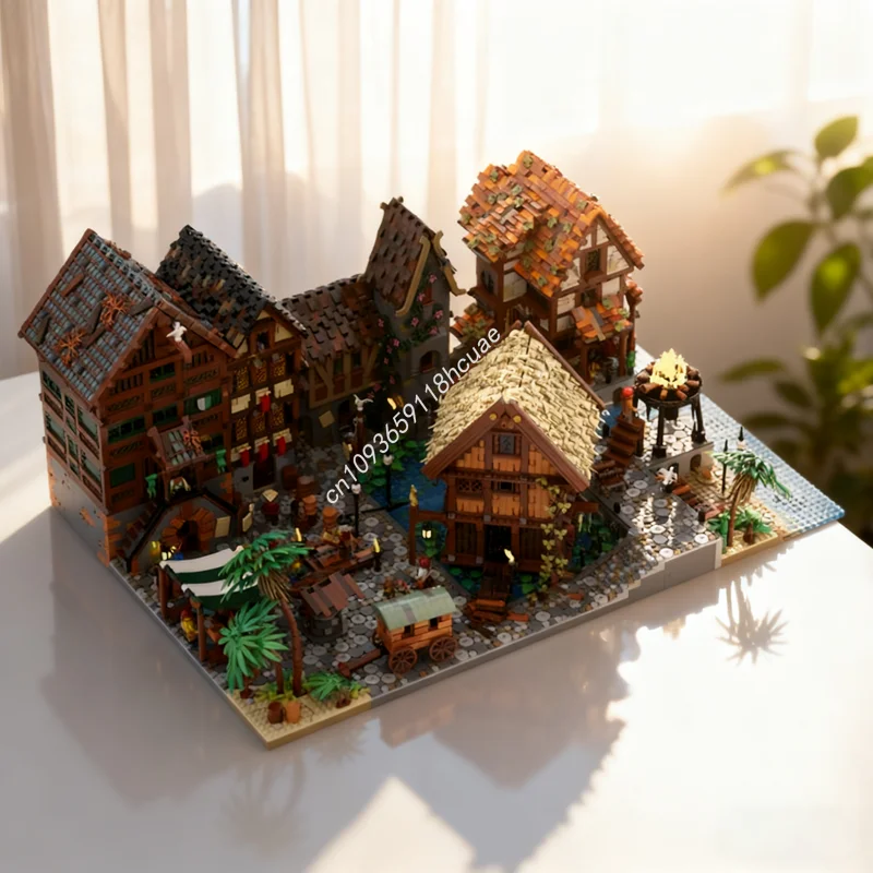 

15725pcs MOC Port Sauvage A Merchant S Tale Piratesed Model Building Toys Blocks DIY Creative Idea Kids Christmas Gifts Birthday
