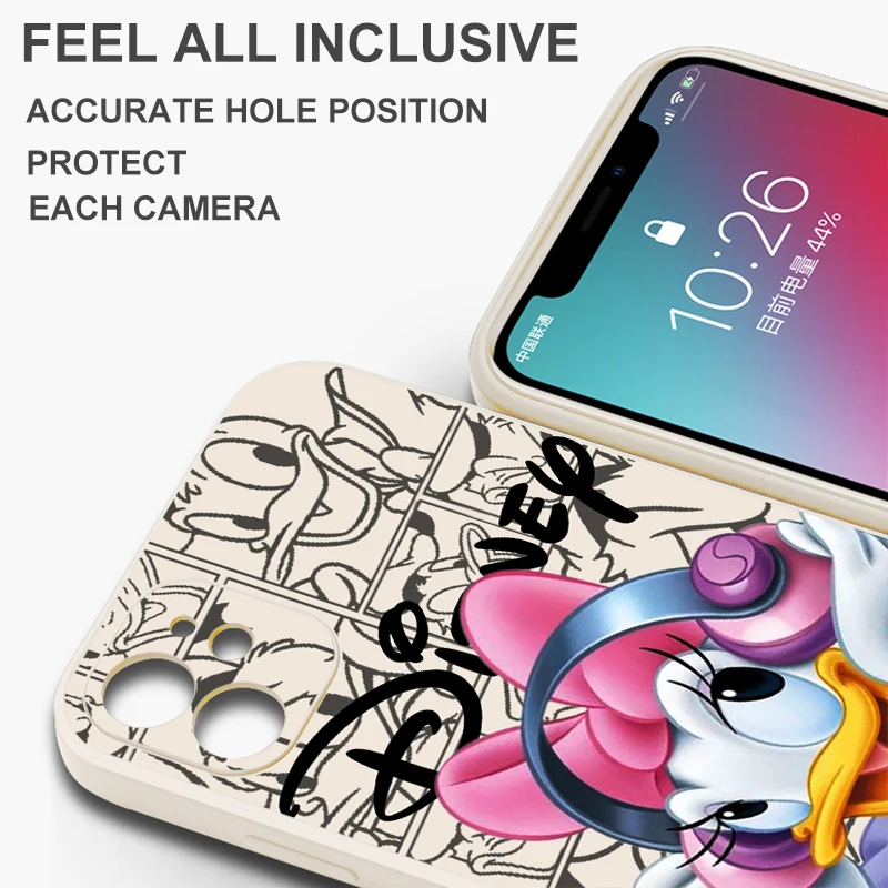 Disney Donald Duck Cartoon For Xiaomi Mi 13 12 12s 11 11T 10T 10S 10 Pro Ultra Lite Phone Case Liquid Silicone Cover