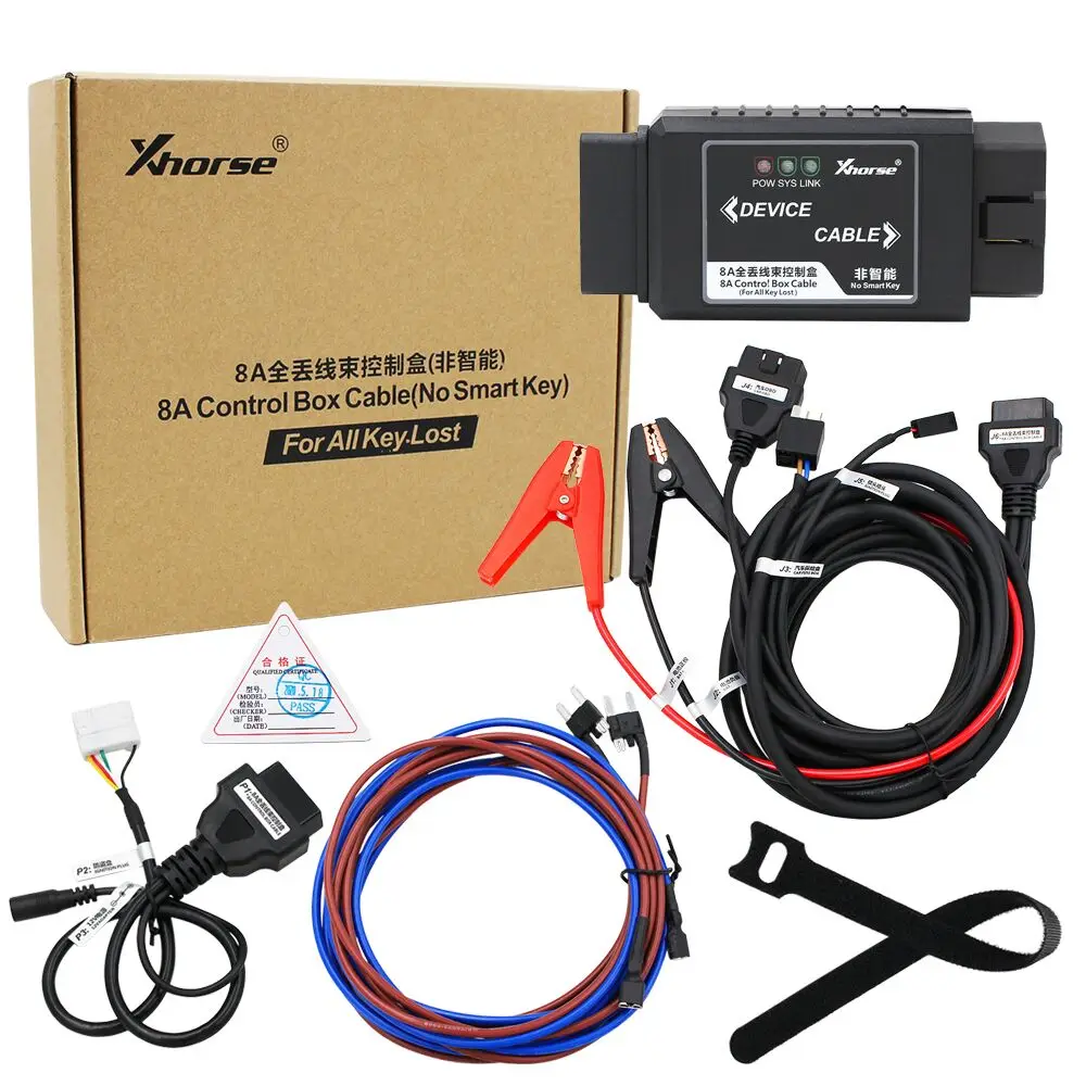 Xhorse Vvdi 8a Control Box Cable For  8a Non-smart Key All Keys Lost