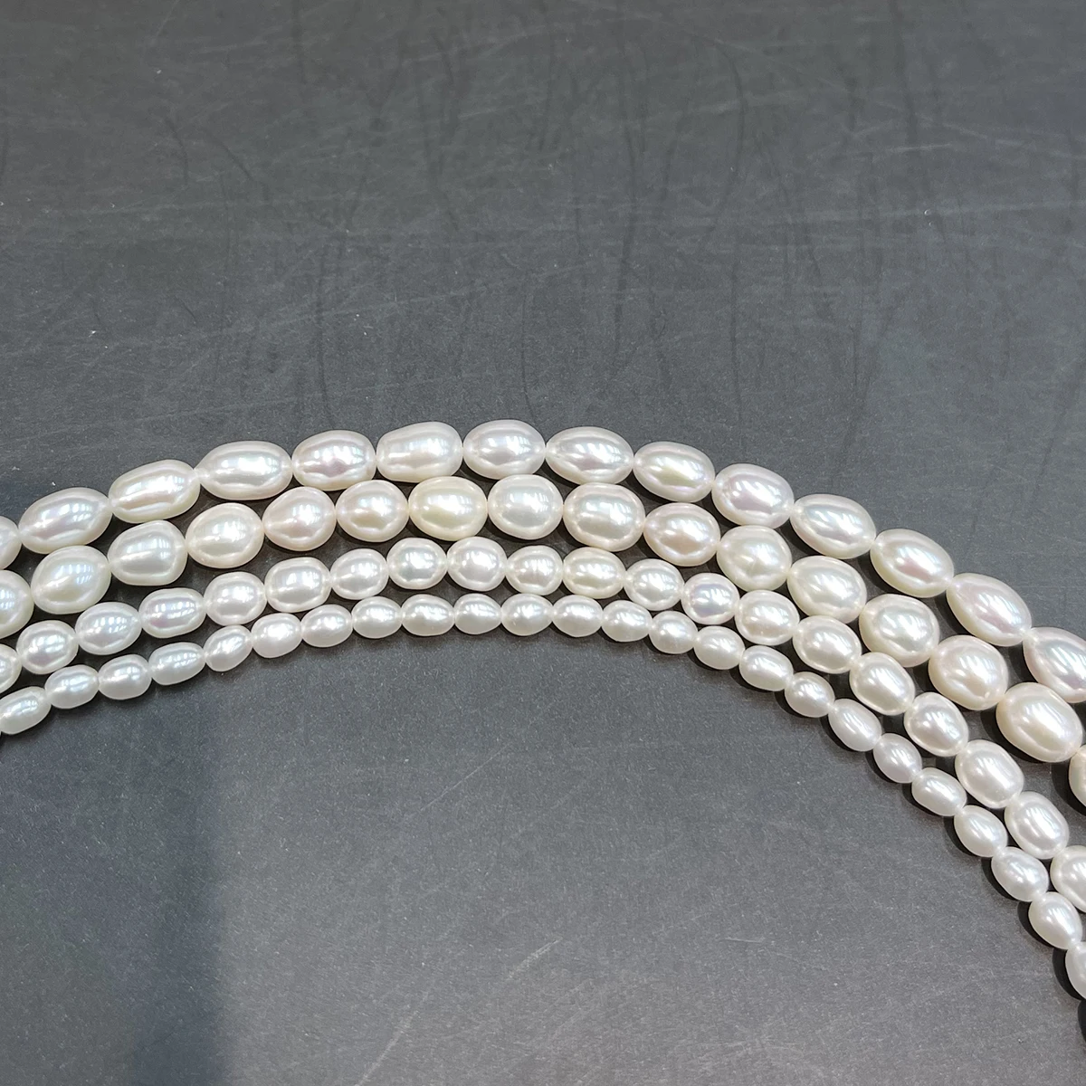 AAA Pink White Pearl Natural Freshwater Pearl For Jewelry Making DIY Necklace Bracelet Chains Earrings Accessory